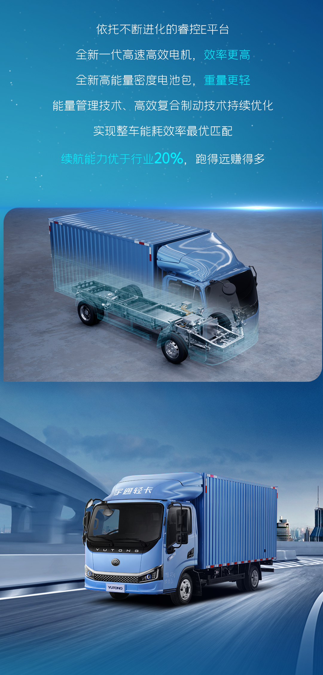 一图看懂宇通轻卡上市新品！