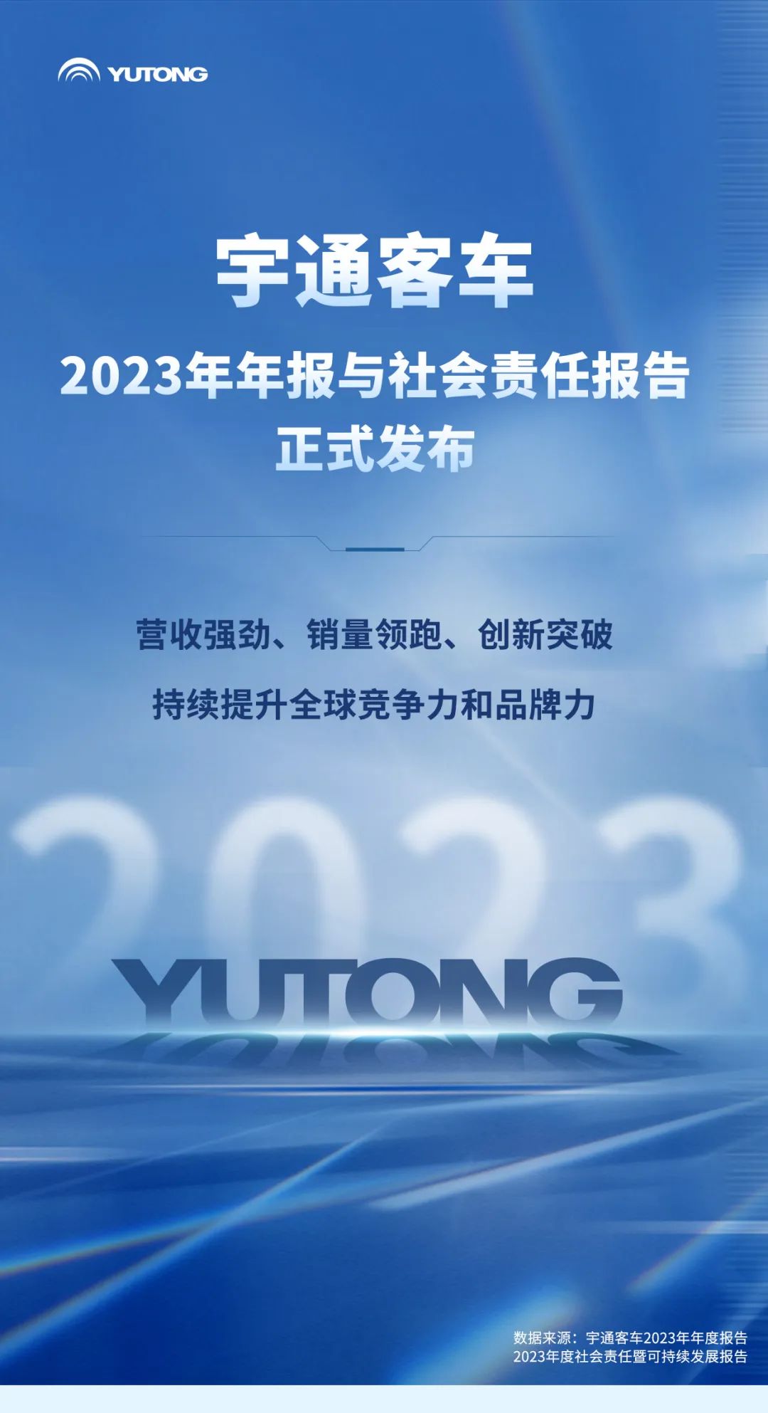 宇通客车2023年年报与社会责任报告正式发布