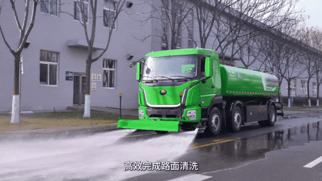 「宇」见好车 | 宇通环卫25吨纯电高压清洗车，长距离道路清洗高性价比之选