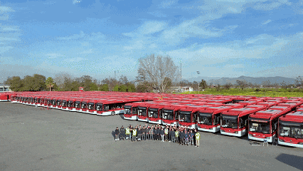 再+372辆中国新能源公交！宇通为智利绿色交通转型提交新答案