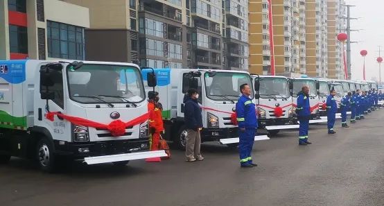 绿色新城，湛河未来┃21台宇通新能源环卫车辆批量交付平顶山